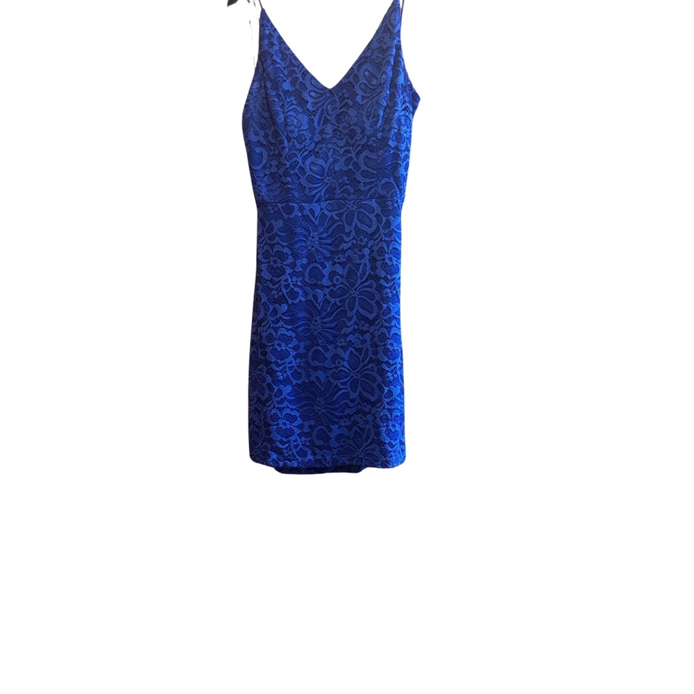 Teeze Me Royal Blue Lace Dress